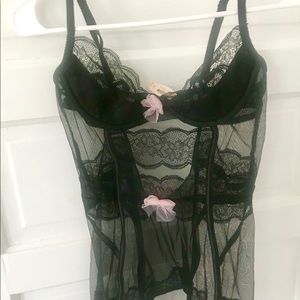 NEW VS Black lingerie 36B